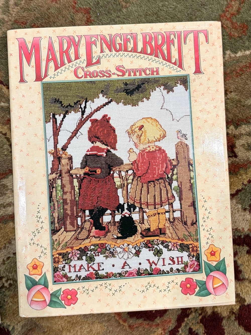 Cross Stitch Patterns Mary Engelbreit Make a Wish Vintage Book 191 Pages 1996
